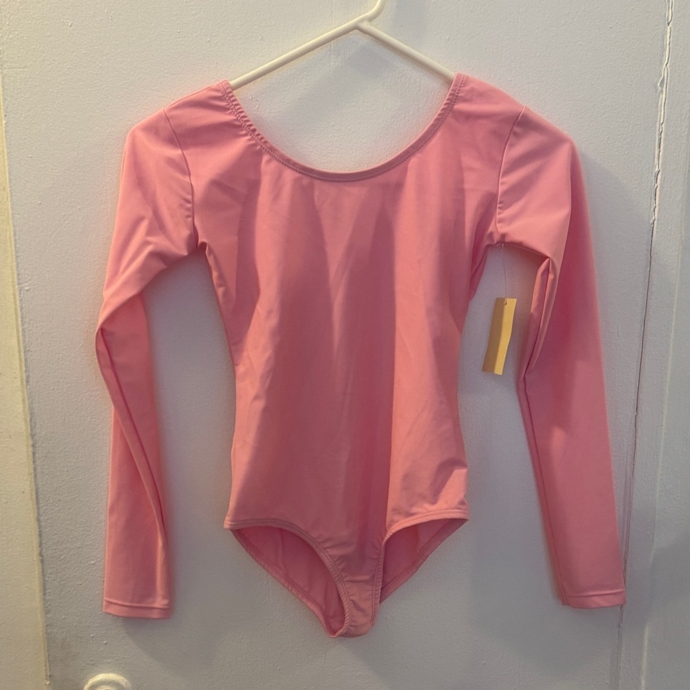 Pink Long Sleeve Kids One Piece